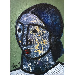 Abrar Ahmed, 06 x 08 Inch, Oil on Cardboard, Figurative Painting, AC-AA-449